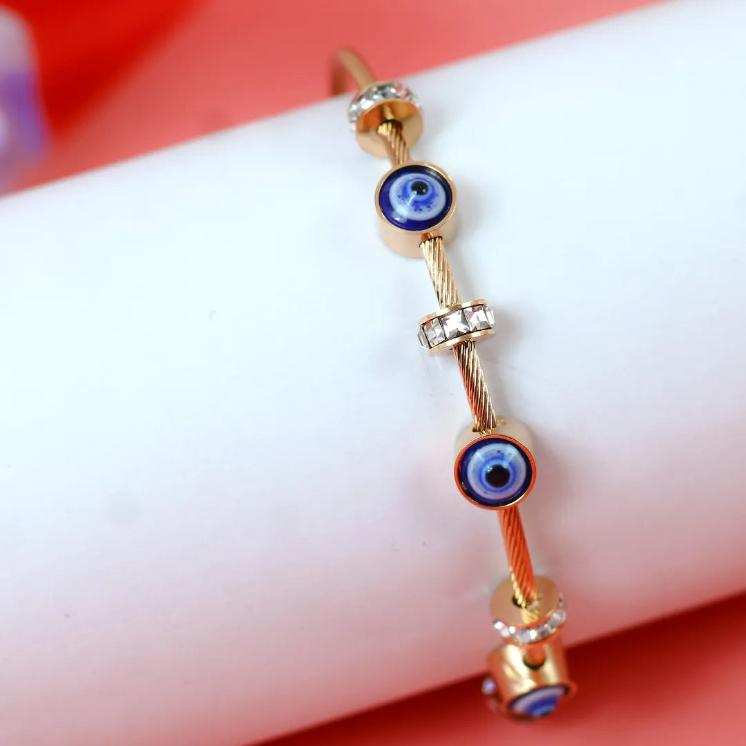 Evil Eye Diamond Magnetic Bracelet